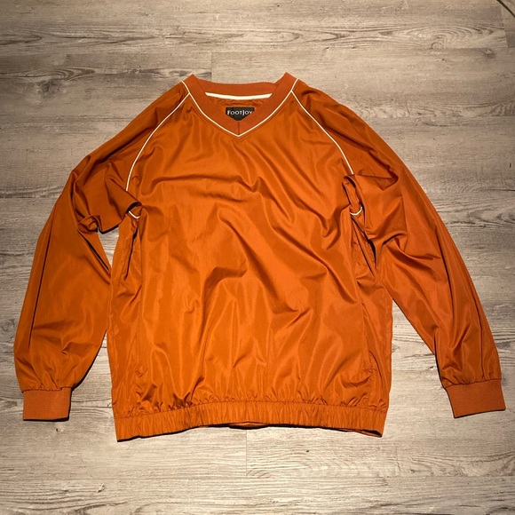 Footjoy FJ V-Neck Pull Over Windbreaker Golf Jacket Men’s Size Large - Picture 1 of 4